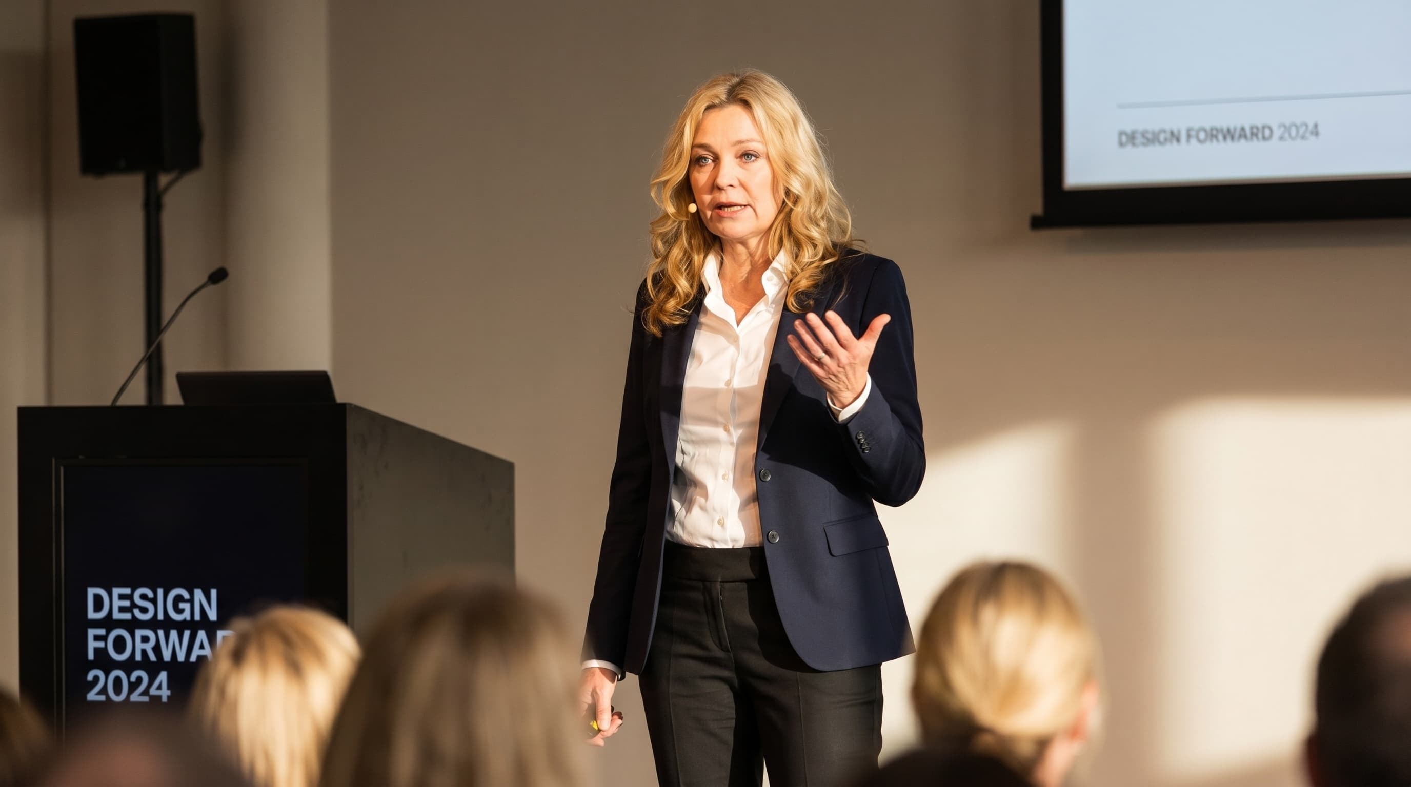 Annette Rosencreutz on stage